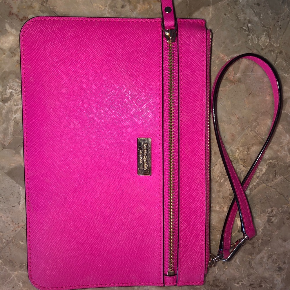 Hot Pink Kate Spade Highland Place Wristlet